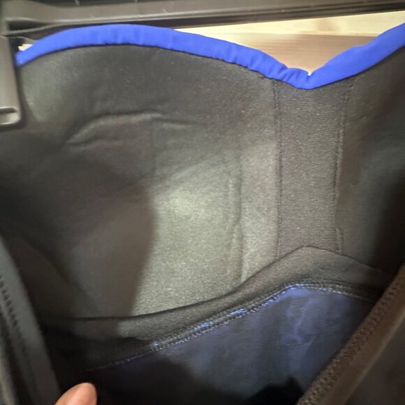 Spanx Love My Assets Colorblock Halter Swimsuit – Black & Blue – Size XL - Picture 8 of 12